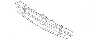 Radiator deflector blinds assembly lower BMW 7 G11 G12 16-19 B58 with motor, M-Sport