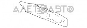 Rear Bumper Mount Outer Left Lexus RX300 RX330 RX350 RX400h 04-09