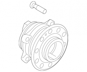 Rear left hub Kia Sorento 16-20 FWD GSP