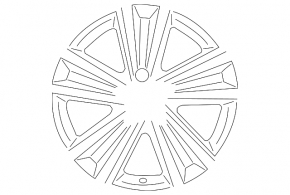 Wheel disk R16 Hyundai Sonata 15-17 usa light curb