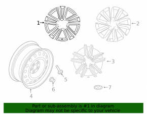 Wheel disk R16 Hyundai Sonata 15-17 curb, without cap
