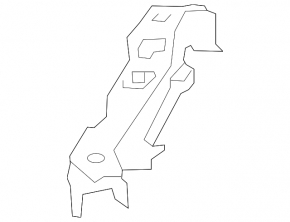 Right eyelash TV bracket for Toyota Prius V 12-17