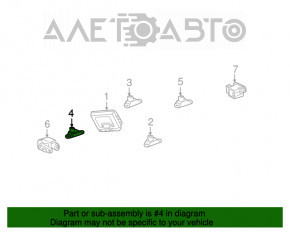 Acceleration sensor front left Mercedes W211