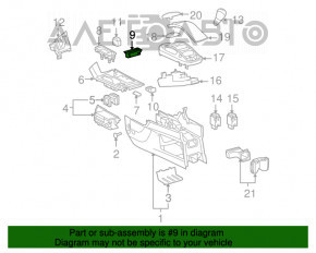 Lexus RX350 RX450h 10-15 Seat Heating Control Unit