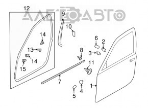 Subaru b10 Tribeca front right door bare