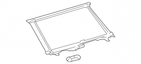 Lexus IS250 IS300 IS350 06-13 Rear Window Curtain
