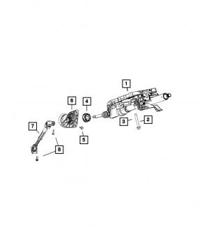 Steering column Jeep Grand Cherokee WK2 14-15
