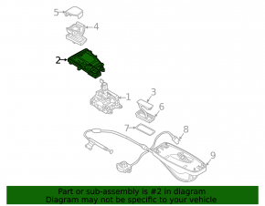 Shifter pad Audi Q5 80A 18-24 S-Line