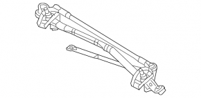 Lexus ES 22-26 Windscreen Wiper Trapezoid
