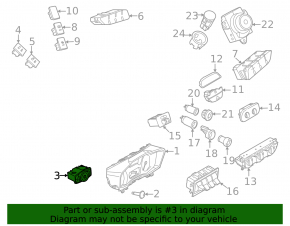 Ford C-max MK2 13-18 headlight control without fog lights