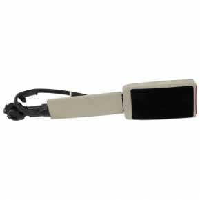 Lincoln MKX 16-18 passenger seat belt latch, beige, with wire
