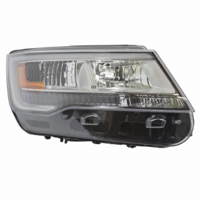 Front right headlight complete Ford Explorer 16-19 halogen + LED light