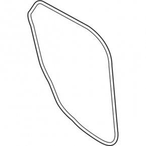 Door opening seal on the threshold left Ford Edge 15-24