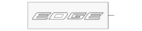 Emblem inscription EDGE tailgate Ford Edge 19-24