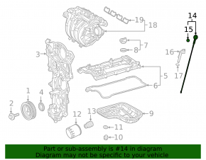 Oil dipstick Lexus UX200 19-