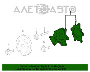 Water pump for Toyota Prius 2009-2010