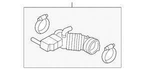 Nissan Versa 1.8 10-12 Air Duct