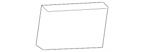 Front bumper headlight washer plug right Volvo XC90 16-19