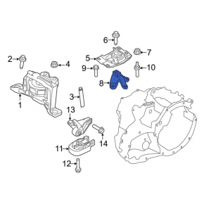 Ford Focus mk3 11-18 2.0 manual transmission bracket