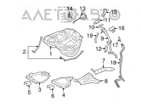 Fuel filler cap Subaru Forester 08-13 SH