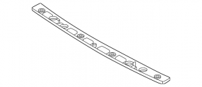 Lower front bumper deflector BMW XM G09 23-26