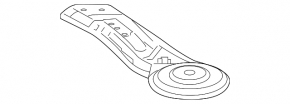 Left rear subframe bracket for Lexus ES250 ES300h ES350 19-22