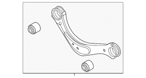 Upper rear right arm Kia Niro 23-