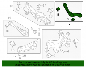 Upper rear right arm Kia Niro 23-