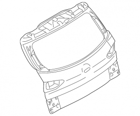 Subaru b10 Tribeca bare trunk door