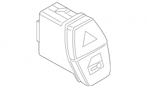 Hazard warning button BMW 5 F10 09-16