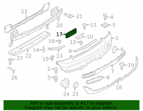 Right ventilation shield Mini Cooper Countryman R60 10-16