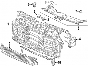 Honda HR-V 23-25 Sport grille base