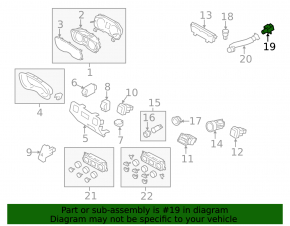 Subaru Forester 14-18 SJ Cabin Temperature Sensor