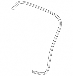 Rubber seal for tailgate Honda HR-V 16-22