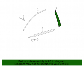Front right side door trim for Lexus IS250 IS350 06-14