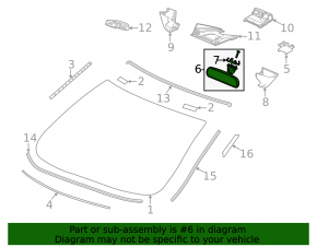 Honda Civic XI FE/FL 22-24 Interior Mirror Homelink