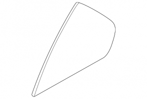 Door glass triangle rear right Kia Niro 23-