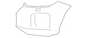 Front bare left bumper Hyundai Palisade 20-22