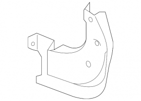 Mudguard front right Kia Soul 14-19