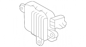 Lexus RX350 Cooling Fan Computer 16-22