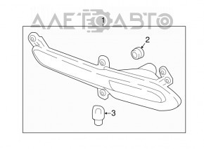 Right rear bumper light Kia Niro 17-19 HEV, PHEV scratch