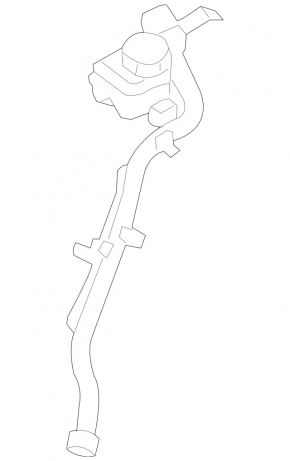 Mercedes W211 fuel tank filler neck
