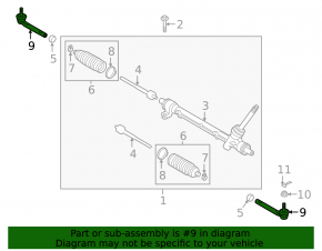 Right steering tip for Mazda CX-3 16-21