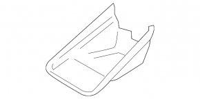 Interior Mirror Cover Lincoln MKZ 17-20 Black