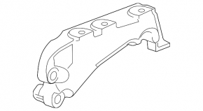 Engine bracket right Chevrolet Malibu 13-14 2.4 hybrid