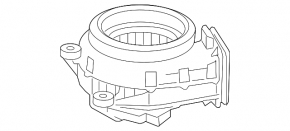 Battery Fan Chevrolet Malibu 13-13 hybrid