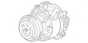 Chevrolet Cruze 16-Air Conditioner Compressor