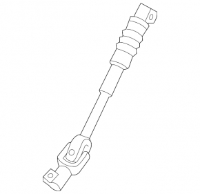 Lower steering cardan shaft Lexus GX460 10-23