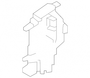 Front bumper reinforcement bracket left Audi Q8 24-26