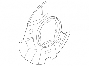 Front left brake disc cover for Hyundai Santa Fe 24-26
